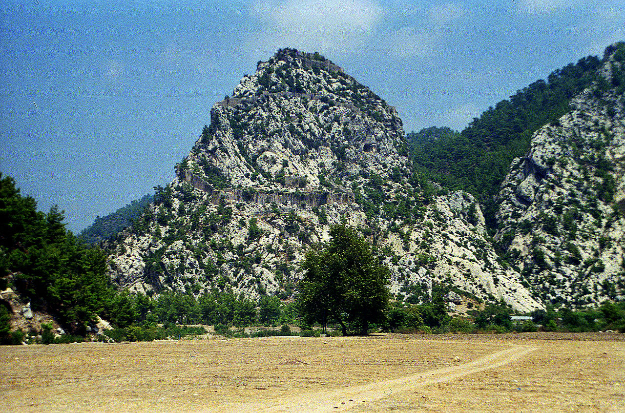 06.08.1991 | Alarakale | Burg Alarakale vom Alarahan aus