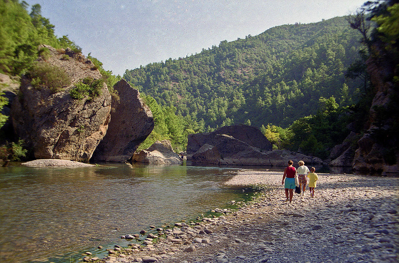 31.08.1995 | Alara Fluß | idyllisches Flußtal