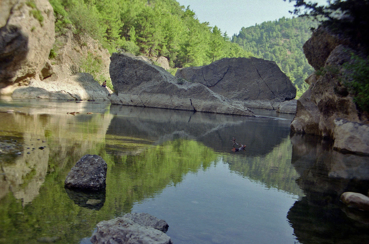 31.08.1995 | Alara Fluß | erste Engstelle im Flußtal