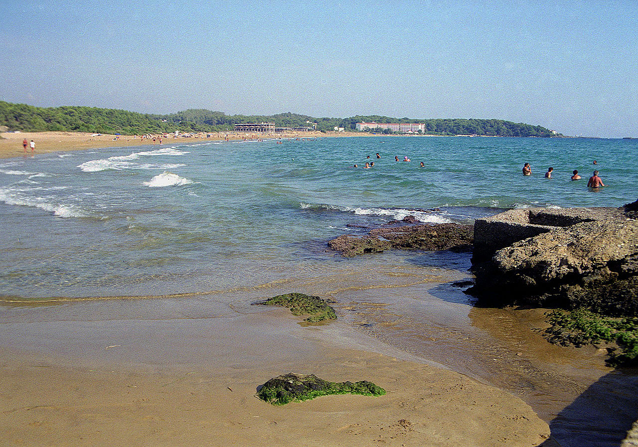 31.08.1995 | Alara - Strand | Strand vor dem Alara - Hotel in Incekum