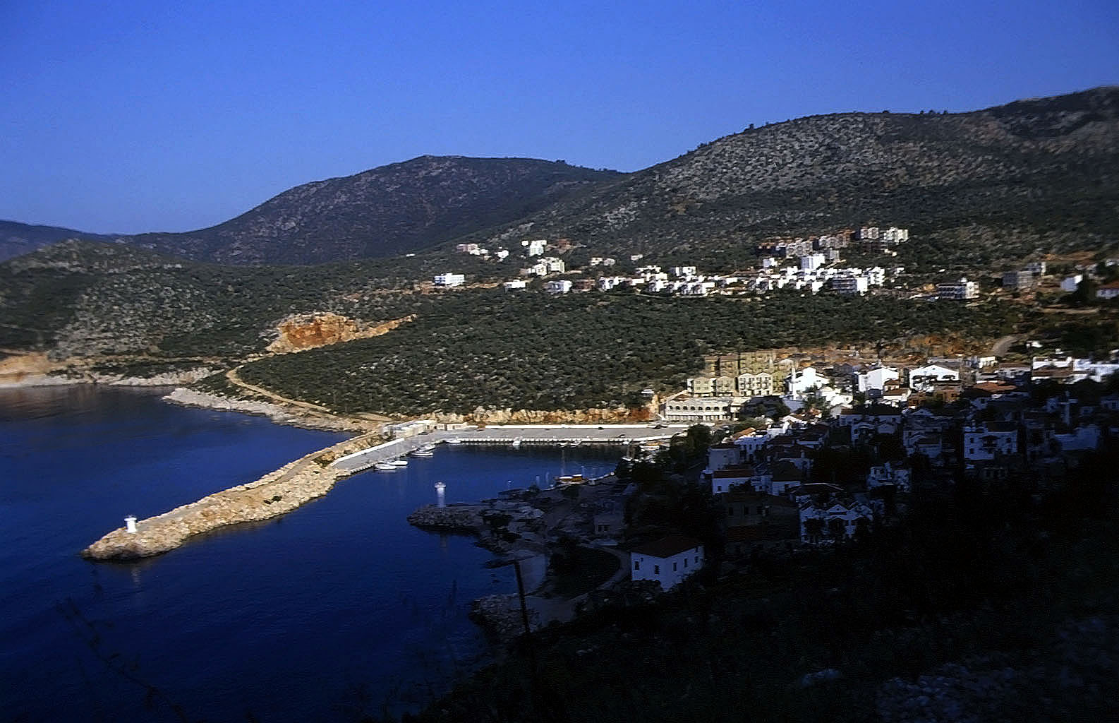 22.04.1993 | vor Kalkan | Kalkan, Hafen und Bucht