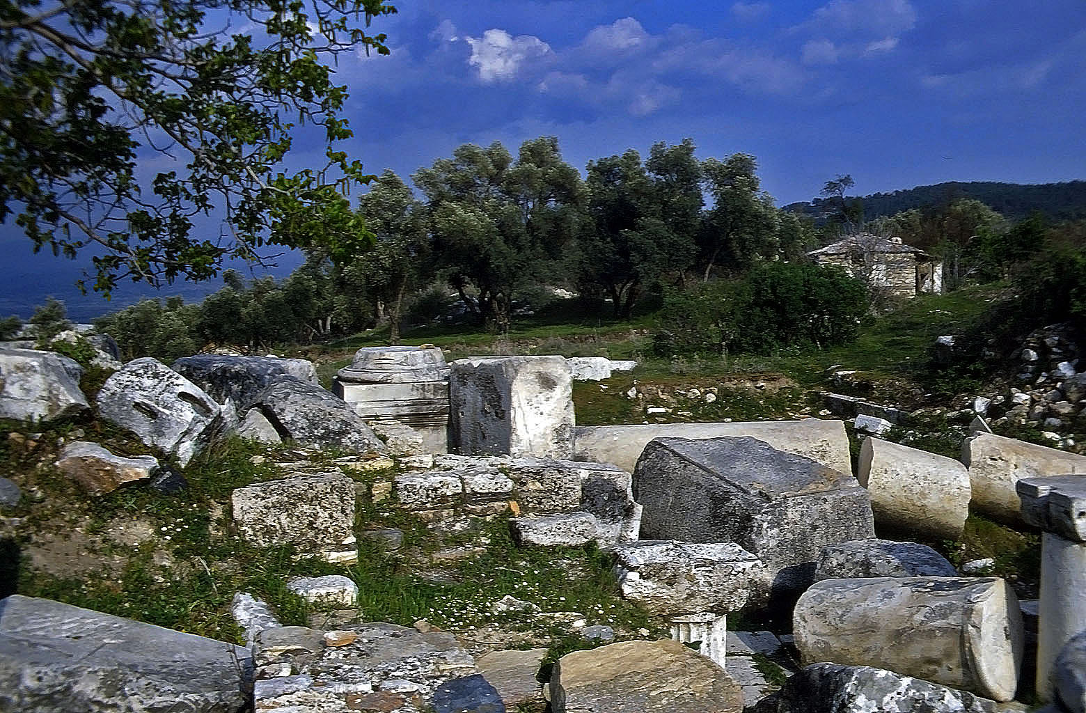 23.04.1993 | Hauptstrasse | Säulen und Architekturfragmente